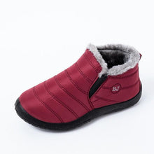 Load image into Gallery viewer, Winter Women Boots Waterproof Snow Shoes Flat Casual Winter Soft Shoes Ankle Boots For Women Snow Boots Winter Slip On Ankle Comfortable Booties Anti-Slip Water Resistant Fully Fur Lined Outdoor Shoes