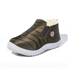Load image into Gallery viewer, Winter Women Boots Waterproof Snow Shoes Flat Casual Winter Soft Shoes Ankle Boots For Women Snow Boots Winter Slip On Ankle Comfortable Booties Anti-Slip Water Resistant Fully Fur Lined Outdoor Shoes