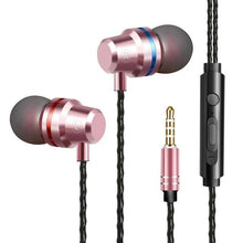Load image into Gallery viewer, Wired Earphones In-Ear For Computer PC 3.5mm Earbuds Stereo Headset Gamer Handsfree With Mic Wired Earbuds Noise Isolating in-Ear Headphones Earphones with Mic Volume Control 3.5mm Plug for Sports Workout Compatible