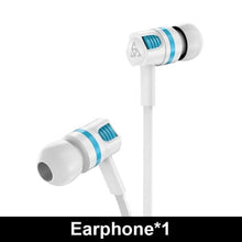 Load image into Gallery viewer, Wired in-Ear Headphones With Tangle-Free Cord Noise Isolating Bass Driven Sound Metal Earphones Carry Case Ear Bud Tips In-ear Earphone Super Bass Sound Sport Headset With Mic for Phones Ear Phone For Women 3.5mm