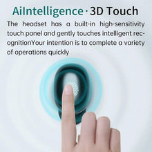 Load image into Gallery viewer, Wireless Bluetooth 5.1 Earphones Wireless Charging Case IPX8 Waterproof Stereo Headphones In Ear Built in Mic Headset Touch Control Earbuds Wireless Earbuds Case With Flashlight Noise Isolating Clear Calls Rich Bass In-Ear Sports Headset