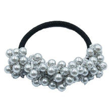 Load image into Gallery viewer, Woman Big Pearl Hair Ties Fashion Korean Style Hairband Scrunchies Girls Ponytail Holders Rubber Band Hair Accessories Ponytail Holder Accessories for Women And Girls