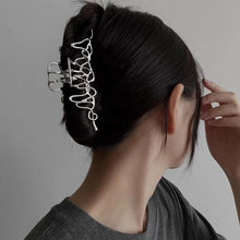 Load image into Gallery viewer, Woman Novelty Minimalist Dainty Design Irregular Hairpins Punk Style Metal Silver Hair Claws Barrettes Women Hair Accessories Hair Clips Hairgrip
