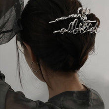 Load image into Gallery viewer, Woman Novelty Minimalist Dainty Design Irregular Hairpins Punk Style Metal Silver Hair Claws Barrettes Women Hair Accessories Hair Clips Hairgrip