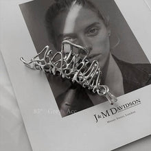 Load image into Gallery viewer, Woman Novelty Minimalist Dainty Design Irregular Hairpins Punk Style Metal Silver Hair Claws Barrettes Women Hair Accessories Hair Clips Hairgrip