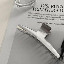 Load image into Gallery viewer, Woman Novelty Minimalist Dainty Design Irregular Hairpins Punk Style Metal Silver Hair Claws Barrettes Women Hair Accessories Hair Clips Hairgrip