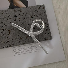 Load image into Gallery viewer, Woman Novelty Minimalist Dainty Design Irregular Hairpins Punk Style Metal Silver Hair Claws Barrettes Women Hair Accessories Hair Clips Hairgrip