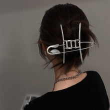 Load image into Gallery viewer, Woman Trendy Silver Pin Minimalist Dainty Design Hair Claws Women Hair Clips Fashion Hairpins Women Hair Accessories Hairgrip Barrettes Headwear