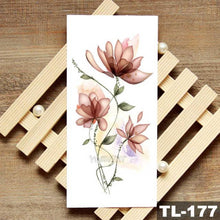 Load image into Gallery viewer, Womans Rose Flower Waterproof Temporary Tattoo Sticker For Arm Body Gorgeous Girls Tattoos