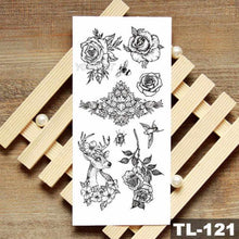 Load image into Gallery viewer, Womans Rose Flower Waterproof Temporary Tattoo Sticker For Arm Body Gorgeous Girls Tattoos