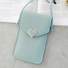 Load image into Gallery viewer, Women Bag Shoulder Transparent Bag Card Holders Girl Handbag Ladies PU Leather Clutch Phone Wallets Purse