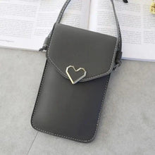 Load image into Gallery viewer, Women Bag Shoulder Transparent Bag Card Holders Girl Handbag Ladies PU Leather Clutch Phone Wallets Purse
