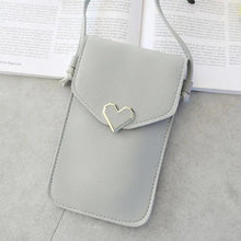 Load image into Gallery viewer, Women Bag Shoulder Transparent Bag Card Holders Girl Handbag Ladies PU Leather Clutch Phone Wallets Purse