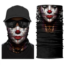 Load image into Gallery viewer, Women Balaclava Neck Gaiter Tubular Buff Bandana Scarf Headgear Bicycle Half Mask Face Cover Venom Headband Summer Men Beanie Hat Windproof Head Scarves Neck Warmer Cycling Camping Hiking Men Women Fashion Magic Scarves Turban Outdoor Headband