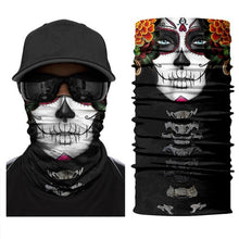 Load image into Gallery viewer, Women Balaclava Neck Gaiter Tubular Buff Bandana Scarf Headgear Bicycle Half Mask Face Cover Venom Headband Summer Men Beanie Hat Windproof Head Scarves Neck Warmer Cycling Camping Hiking Men Women Fashion Magic Scarves Turban Outdoor Headband