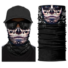 Load image into Gallery viewer, Women Balaclava Neck Gaiter Tubular Buff Bandana Scarf Headgear Bicycle Half Mask Face Cover Venom Headband Summer Men Beanie Hat Windproof Head Scarves Neck Warmer Cycling Camping Hiking Men Women Fashion Magic Scarves Turban Outdoor Headband