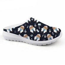 Load image into Gallery viewer, Women Beach Home Slippers Fashion Nurse Shoes Medical Doctor Sandals Summer Mesh Flats Sandals Lightweight Garden Clogs Quick-Drying Non-Slip Nurse Shoes For Women Home House Waterproof Slippers
