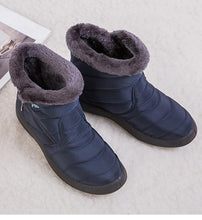Load image into Gallery viewer, Women Boots Fashion Waterproof Snow Boots For Winter Casual Lightweight Ankle Warm Winter Boots Fur Lined Warm Ankle Boots Slip On Waterproof Shoes Comfortable Soft Design For Female