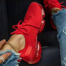 Load image into Gallery viewer, Women Breathable Sneakers Autumn New Lace Up Casual Shoes Outdoor Sport Walking Athletic Tennis Shoes Air Cushion Lightweight Sneakers Lace Up Sport Running Sneakers