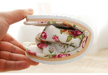 Load image into Gallery viewer, Women Casual Floral Indoor Home Slippers Flower Soft Slippers Spring Autumn Flip Flops Slides Slippers Cozy Casual Footwear Cloth Slippers Open Toe Low-Top Flat Slipper Indoor House Slippers