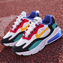 Load image into Gallery viewer, Women Casual Shoes Colorful Sneakers Flat Thick Sole Lightweight Air Cushion Gym Fashion Shoes Breathable Sport Air Fitness Walking Running Athletic Sneakers