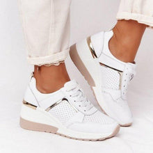 Load image into Gallery viewer, Women Casual Shoes New Fashion Flat Shoes Zipper Lace Up Comfortable Sneakers Female Vulcanized Shoes Womens Platform Slip-on High Top Sneakers Round Toe Thick Sole