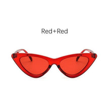 Load image into Gallery viewer, Women Elegant Black Summer Sunglasses Stylish New Popular Cat Eye Design Sunglasses For Woman New Small Eyewear Shades For Women Retro Summer Design Glasses
