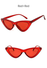 Load image into Gallery viewer, Women Elegant Black Summer Sunglasses Stylish New Popular Cat Eye Design Sunglasses For Woman New Small Eyewear Shades For Women Retro Summer Design Glasses