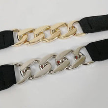 Load image into Gallery viewer, Women Elegant Elastic Stretch Wide Dress Belt Big Chain Waistbands For Women Luxury Party Belts For Dresses