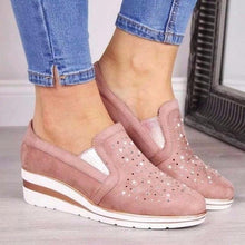 Load image into Gallery viewer, Women Fashion Breathable Platform Shoes Lightweight Non Slip Tennis High Fashion Comfy Fashion Breathable Girls Comfort Casual Lace Up Woman Walking Shoes