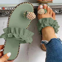 Load image into Gallery viewer, Women Flat Yellow Sandals Summer Fashion Elegant Comfortable Pineapple Design For Womens