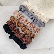 Load image into Gallery viewer, Women Hair Accessories Ladies Solid Color Scrunchy Elastic Hair Bow Ropes Hair Elastic Bracelet Ponytail Holders Hair Accessories for Women and Girls