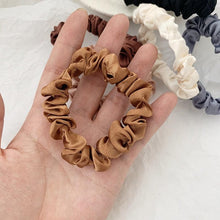 Load image into Gallery viewer, Women Hair Accessories Ladies Solid Color Scrunchy Elastic Hair Bow Ropes Hair Elastic Bracelet Ponytail Holders Hair Accessories for Women and Girls
