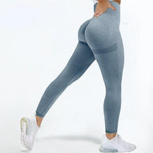 Load image into Gallery viewer, Women High Waist Leggings Female Gym Workout Legging Seamless Leggings Women Push Up Sport Girls Tight Bottom Lift Leggings Yoga Pants Fitness Fashion Push Up Seamless Leggings Breathable Workout Pants