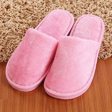 Load image into Gallery viewer, Women Home Slippers Autumn Winter Warm Furry Plush Shoes Indoor Bedroom Light EVA Couple Cotton Slipper House Memory Foam Slippers Furry Faux Fur Lined Bedroom Shoes