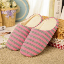 Load image into Gallery viewer, Women Indoor Slippers Warm Plush Home Slipper Autumn Winter Woman House Flat Floor Soft Slipper Silent Slides Plush Fleece Insole Fluffy Slippers For Indoor Home Bedroom