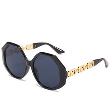 Load image into Gallery viewer, Women Large Hexagon Inspired Sunglasses Fashionable Big Frame & Polygonal Ladies Sunglasses Classic Retro Shape Street Shooting Sunglasses For Men And Women Sunglasses