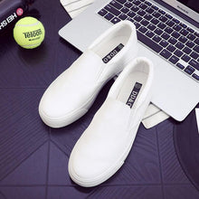 Load image into Gallery viewer, Women Leather Espadrilles Spring Trend Casual Flats Sneakers New Fashion Comfort Slip-on Platform Vulcanized Shoes Women Casual Fashionable Sports Espadrilles