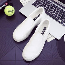 Load image into Gallery viewer, Women Leather Espadrilles Spring Trend Casual Flats Sneakers New Fashion Comfort Slip-on Platform Vulcanized Shoes Women Casual Fashionable Sports Espadrilles