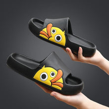 Load image into Gallery viewer, Women Men Slippers Summer Beach Slides Winter Sandals Flip Flops Duck Platform Thick Soled Couples Bathroom Quick Drying EVA Open Toe Soft Slippers Thick Lightweight Slippers
