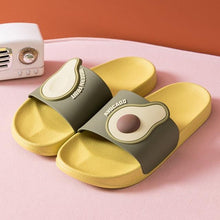 Load image into Gallery viewer, Women Men Summer Slippers Casual Sandals Beach Slides Fruits Avocado Flip Flops Non-Slip Soft Sole Bathroom Shoes Open Toe Soft Slippers Non-Slip Soft Shower Spa Bath Pool Gym House Sandals