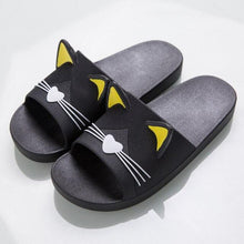 Load image into Gallery viewer, Women Men Summer Slippers Slide Sandals Beach Flip Flops Cats Thick Bottom Couple Boys Girls Comfort Shoes Fashion Outdoor Slides Beach Pool Gym House Slipper
