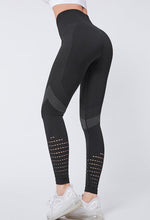 Load image into Gallery viewer, Women Mesh Leggings High Waist Seamless Fitness Leggings Fashion Female Gym Workout Leggings Seamless Gym Running Stylish Tight Athletic Leggings Soft Active Legging For Women