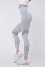 Load image into Gallery viewer, Women Mesh Leggings High Waist Seamless Fitness Leggings Fashion Female Gym Workout Leggings Seamless Gym Running Stylish Tight Athletic Leggings Soft Active Legging For Women
