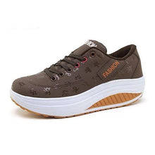 Load image into Gallery viewer, Women Modern Sneakers Height Increasing Flatform Lace-up Walking Leather Sneakers Fashion Breathble Vulcanized Shoes Women Casual Sport Sneakers
