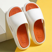 Load image into Gallery viewer, Women Outside Slippers Summer Runway Shoes EVA Soft Thick Sole Non-slip Outdoor Women Slides Pool Beach Open Toe Soft Slippers Thick Lightweight Non-Slip Shower Bath Cloud Slides Pool Gym House Sandals