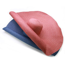 Load image into Gallery viewer, Women Oversized Foldable Summer Large Wide Hat Beach Straw Hat Cute Sun Cap Retro Foldable Handmade Big Hats Ladies UV Protection Hat Vintage Summer Sun Beach Hats