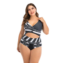 Load image into Gallery viewer, Women Push Up Bikini Sets Swimwear Women Swimsuit Plus Larges Size Bathing Swimming Suits Beachwear Women's Swimsuits Halter Push Up Bikini Two Piece Bathing Suits Women Plus Size Bikini