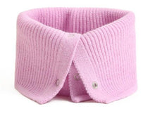 Load image into Gallery viewer, Women Ring Scarf Warm Collar Solid Winter Button Neck Scarves Unisex Magic Infinite Snood Face Cover Female Knitted Bandana Women Winter Neck Warmer Gaiter Double-Layer Soft Fleece Lined Thick Knit Circle Scarf Windproof