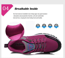 Load image into Gallery viewer, Women Running Air Cushion Athletic Sneakers Walking Breathable Sport Lace Up Hight Platform Casual Shoes Womens Mesh Sneakers Fashion Tennis Breathable Walking Gym Work Shoes